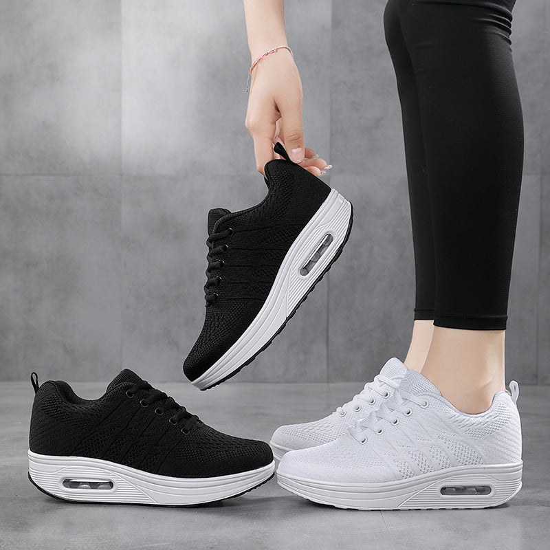 Dame Let Strik Løb Sneakers med Luftpolster Understøttelse Stilla