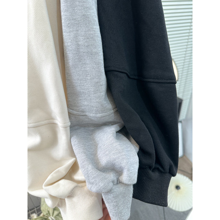 Femme Cropped Pullover Sweatshirt med Ballonærmer Stilla