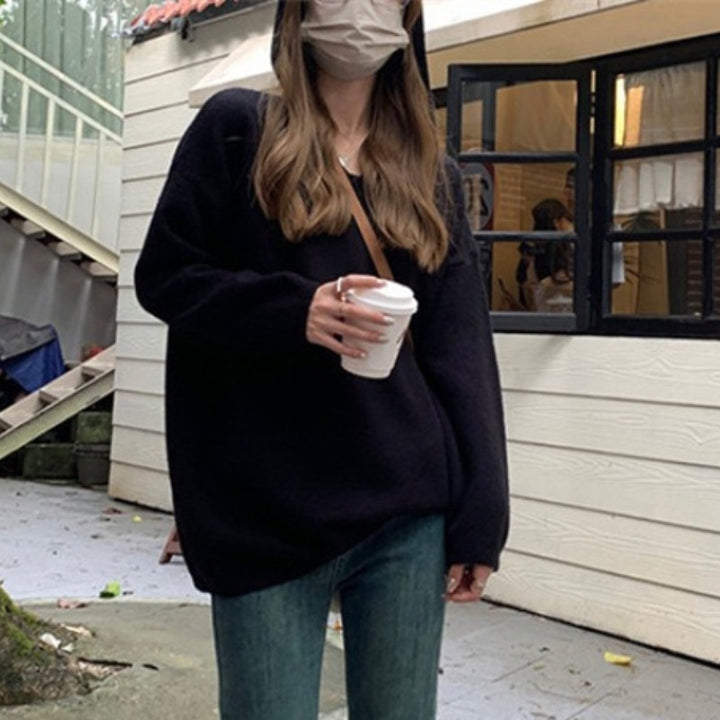 Damer casual hoodie med en løs pasform og elegant finish Stilla