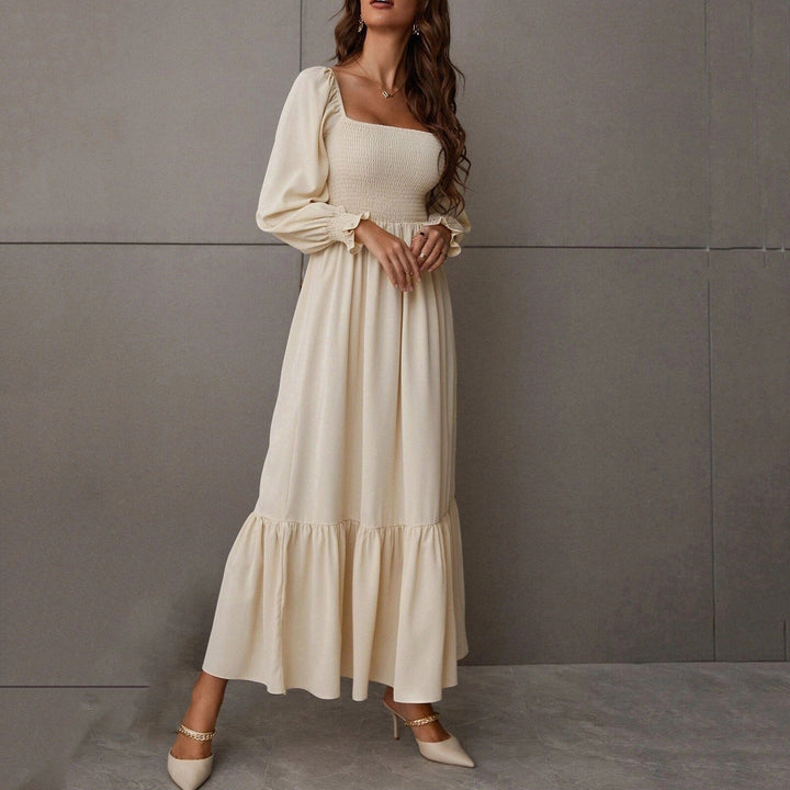 Stilla | Ruffles taske Slim Fit Elegant pendlerkjole
