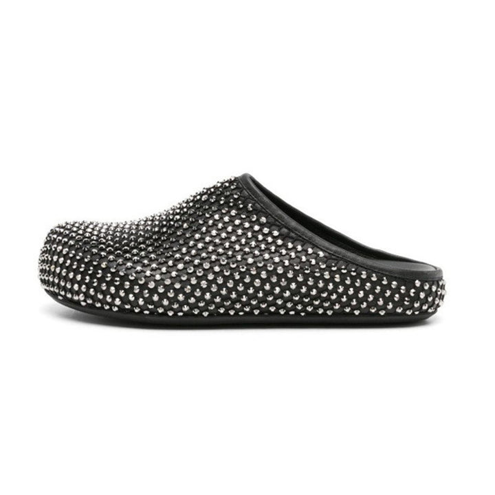 Femme Funklende Strass Clogs Stilla