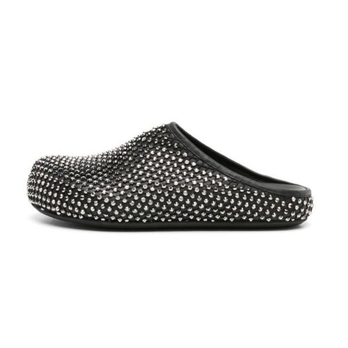 Femme Funklende Strass Clogs Stilla
