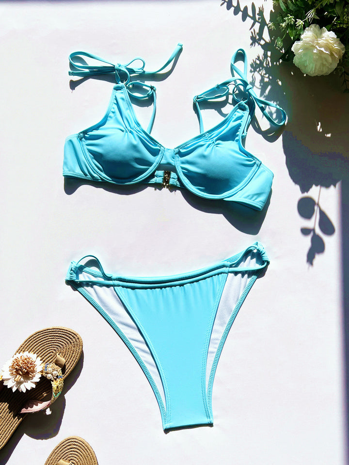 Dame Balkon-Bikini med justerbare stropper Skovae