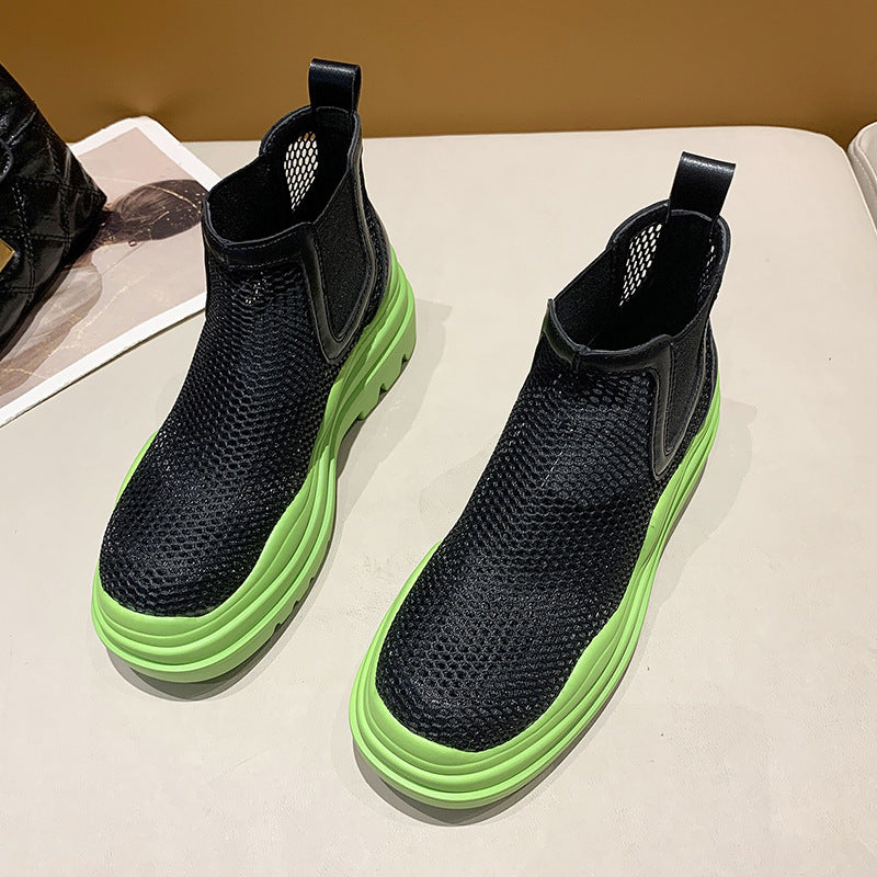 Dame Sporty Mesh Støvletter med elastiske indsatser og skridsikker sål Stilla