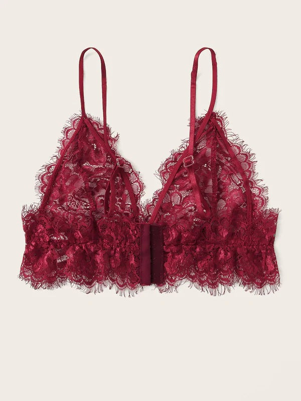 Dame Blomster-Spids-Bralette Stilla