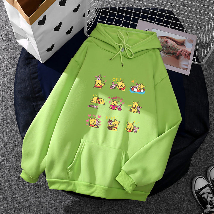 Dame hoodie med unikt Pikachu motiv Stilla