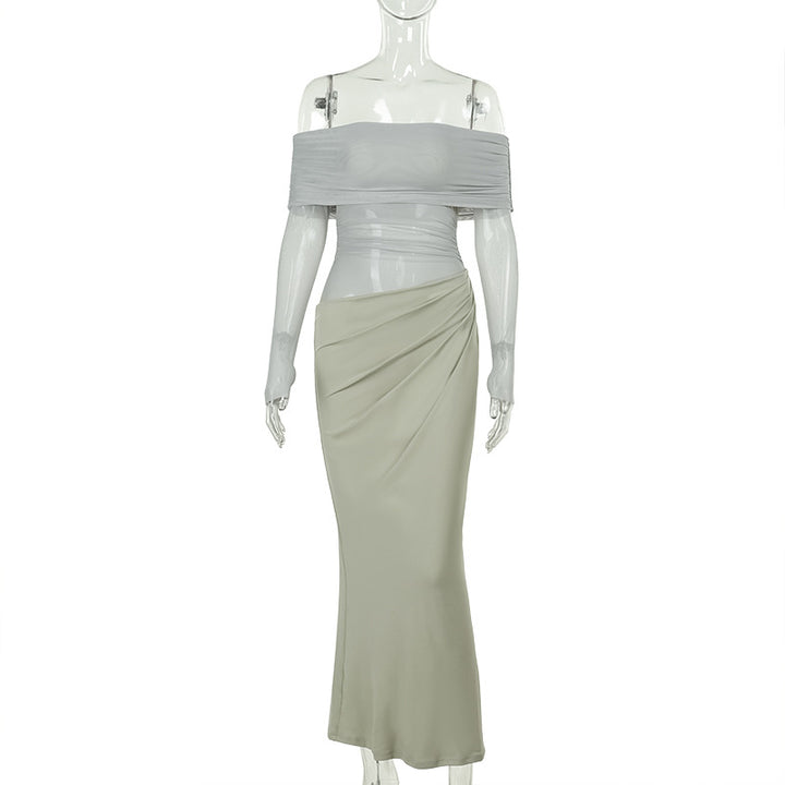 Damer Off-Shoulder Vikkjole med Ruffles-detaljer Skovae