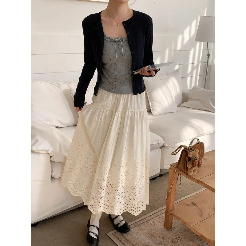 Kvindernes elegante cardigan med fine knapdetaljer Stilla