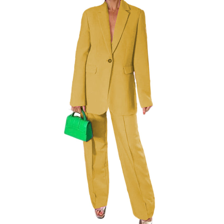 Dame Modisk Blazer-suit med overdimensioneret snit og elegante detaljer Stilla