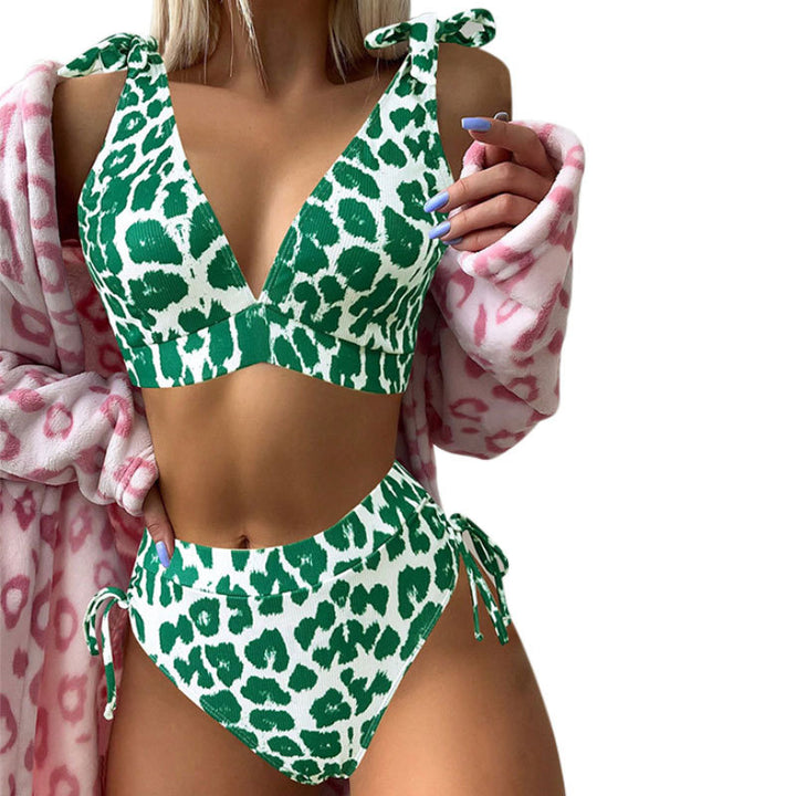 Damer Højskåret Bikini med justerbare stropper Skovae