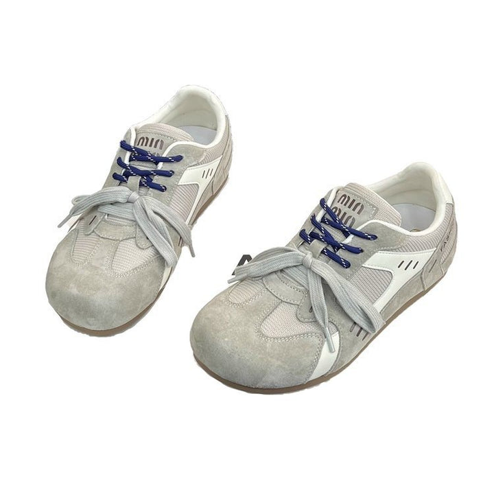 Dame mode Sneakers i sporty design med funktionel materialmix Stilla