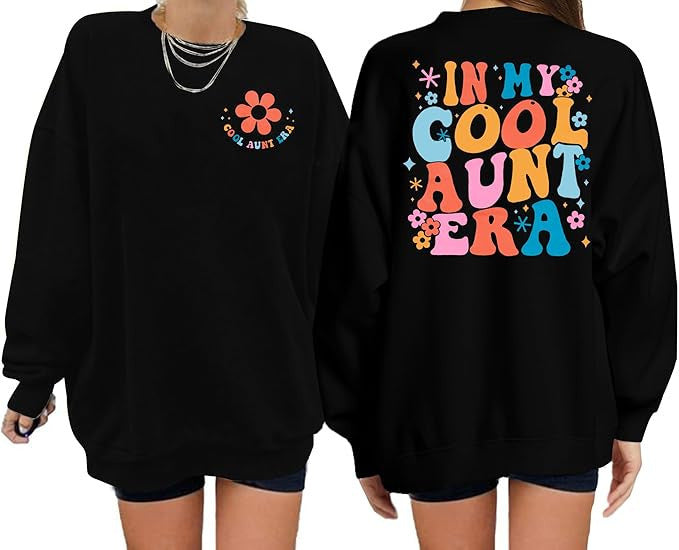 Kvinders sweatshirt med moderne blomsterprint og afslappet snit Stilla