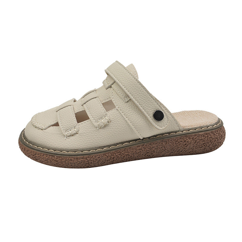 Dame Stilfulde Cross-strap Slide Mules Stilla
