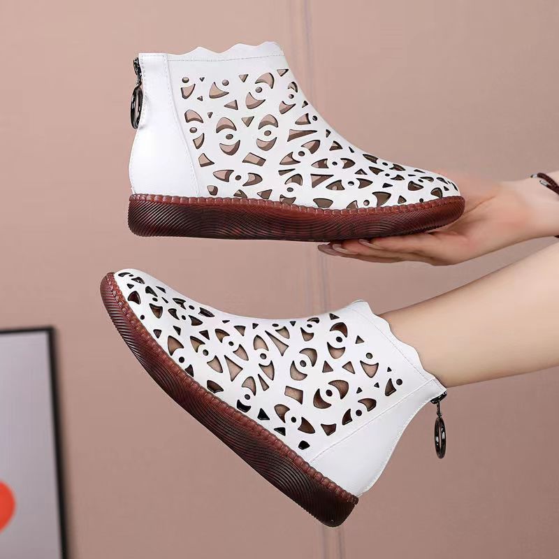 Dame Luftige Clogs med kunstnerisk huldesign Stilla