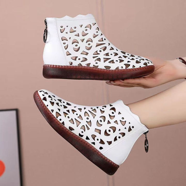 Dame Luftige Clogs med kunstnerisk huldesign Stilla