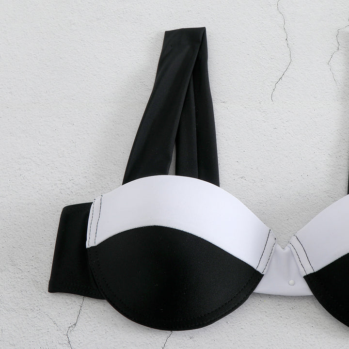 Dame Bikini-sæt med elegante stropper og moderne bustier-overdel Stilla