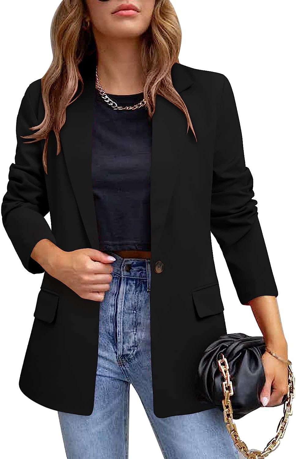 Dame Elegant Blazer med moderne snit og praktiske lommer Stilla