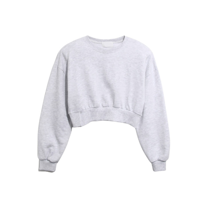 Kvinders afslappede cropped sweater med brede ærmer Stilla