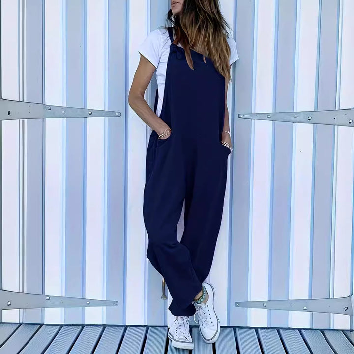 Dame Løs Overall med praktiske lommer og justerbare stropper Stilla