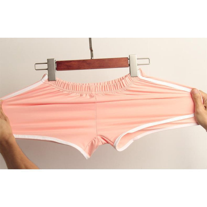 Dame Sporty Shorts med elastisk talje og kontraststriber Skovae