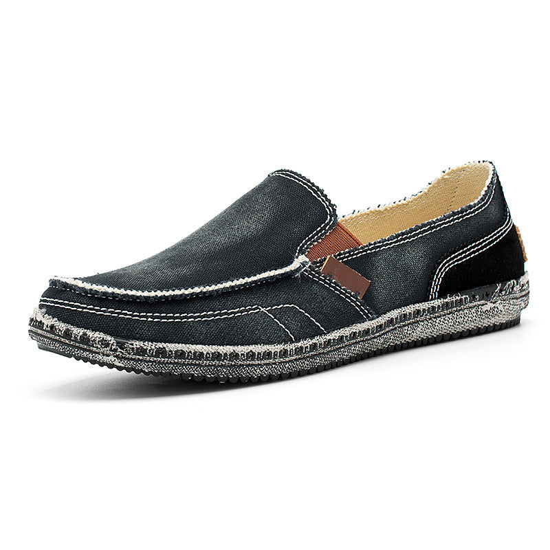 Herren Fritid Slip-On Canvas Sko Stilla