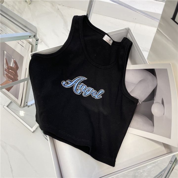 Femme Casual Broderet Tanktop Stilla