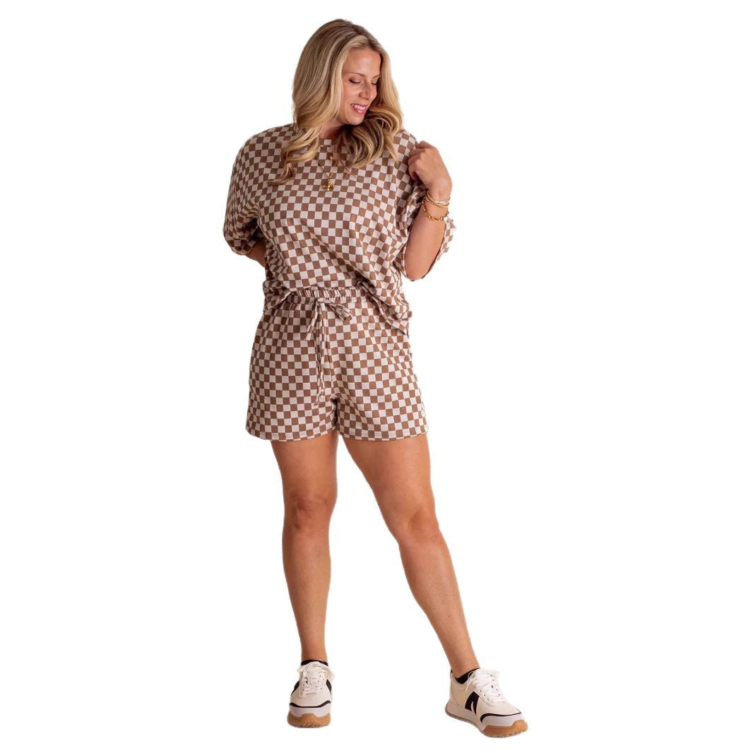 Femme Casual Ternede Loungewear Sæt Stilla