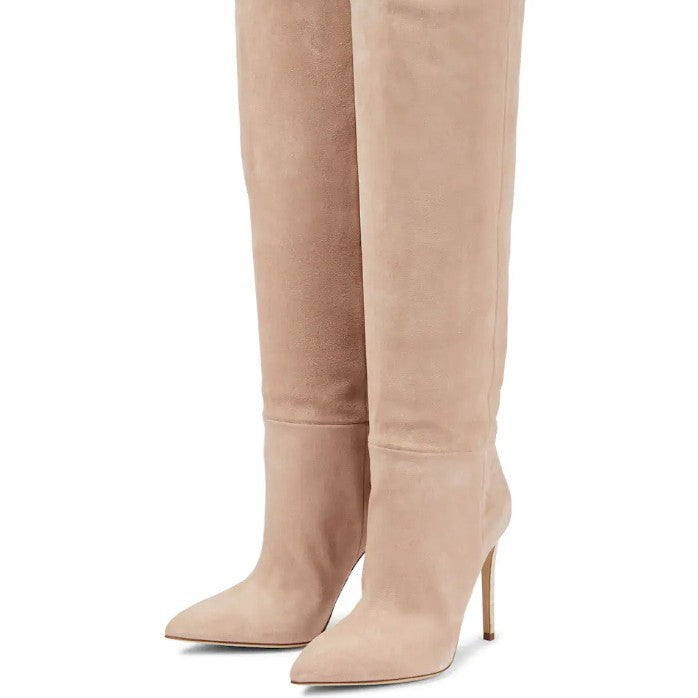 Femme Over-the-Knee Suedette Stiletto Støvler Stilla