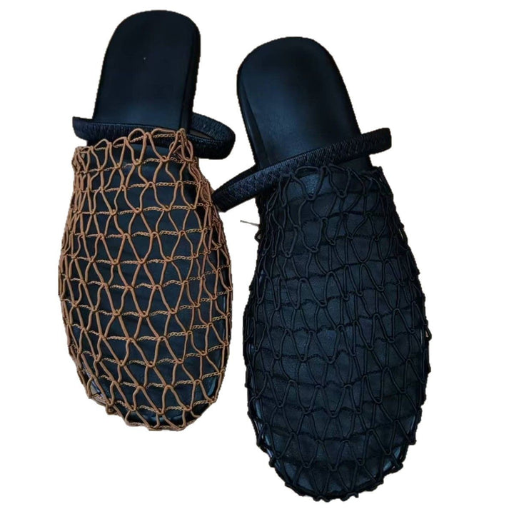Dame sandaler med moderne netdesign Stilla