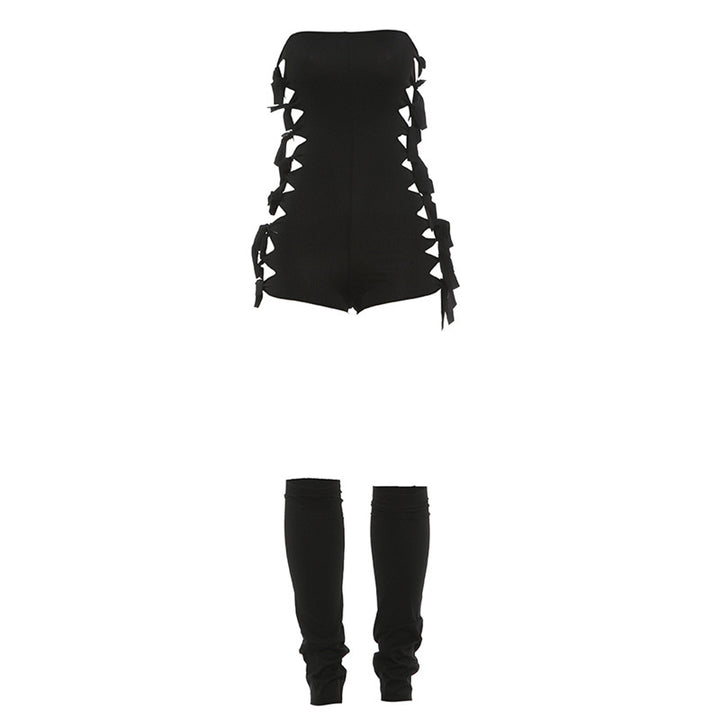 Dame shorts-enhed med elegant rem-design Skovae
