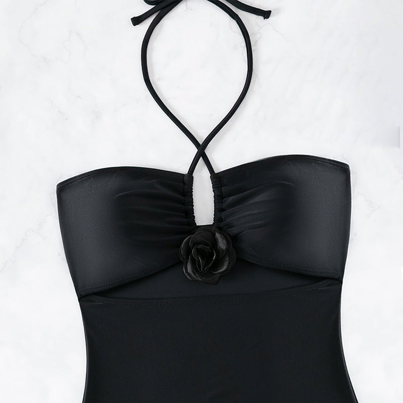 Dame Chic Cut-Out Badedragt med Wickelrock Skovae