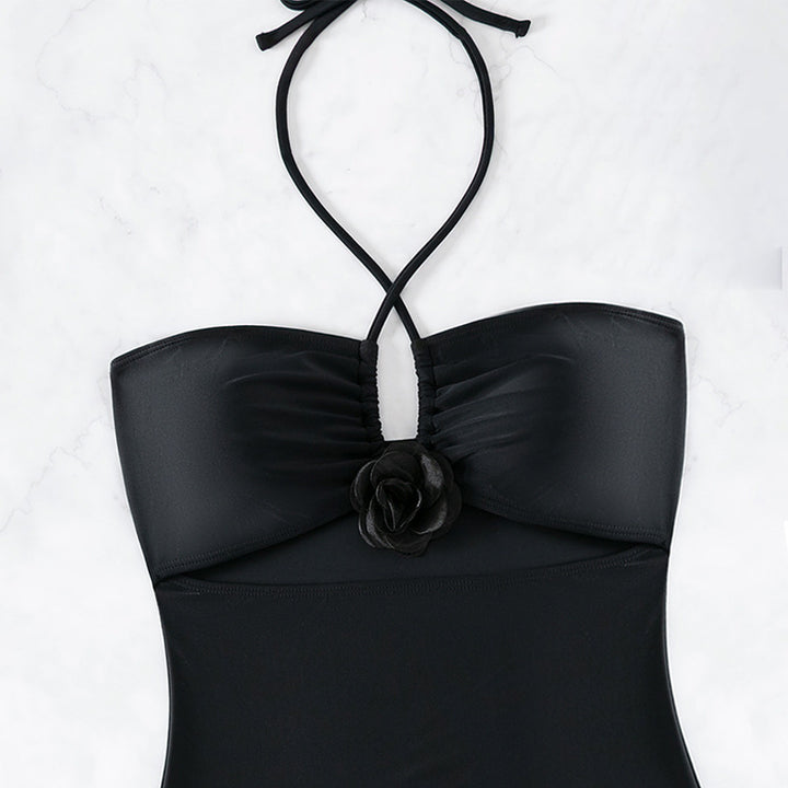 Dame Chic Cut-Out Badedragt med Wickelrock Skovae