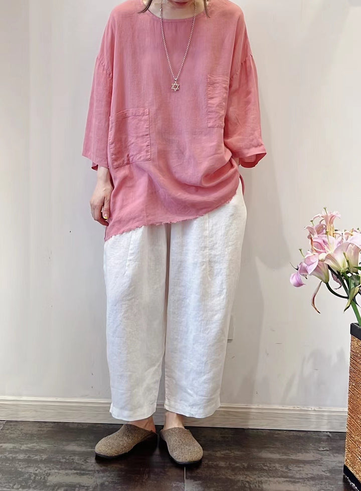 Dame Oversized Lommer Tunika Top Stilla