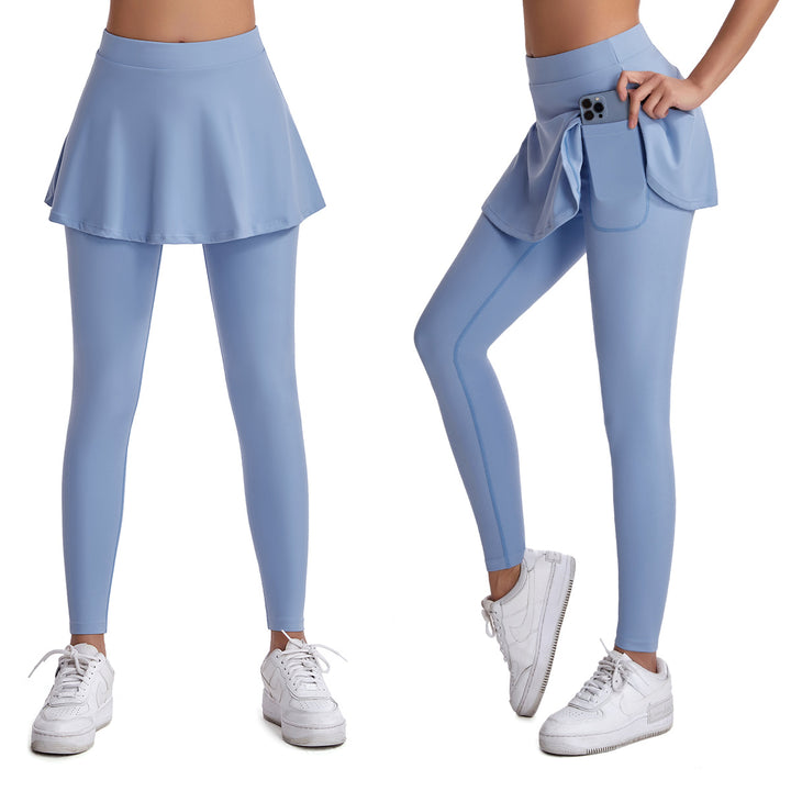 Dame sportskørt med integrerede leggings og praktiske sidelommer Stilla
