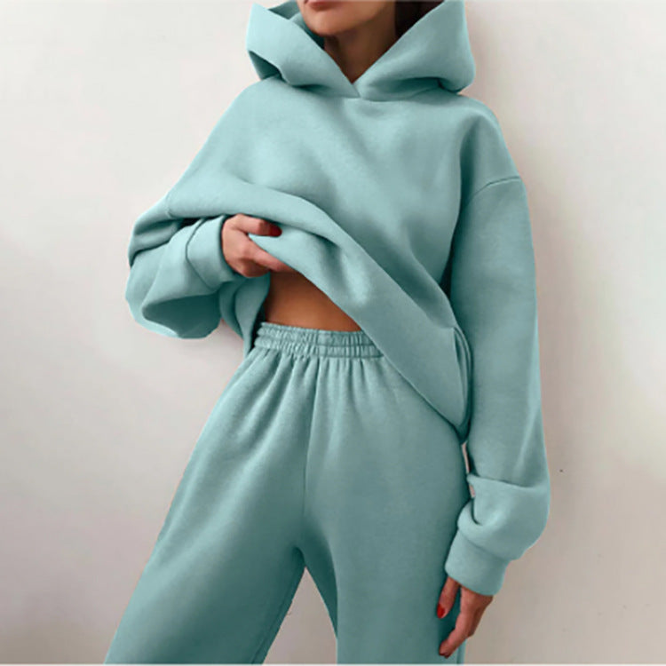 Femme Cozy Oversized Hoodie og Joggingdragt Sæt Stilla