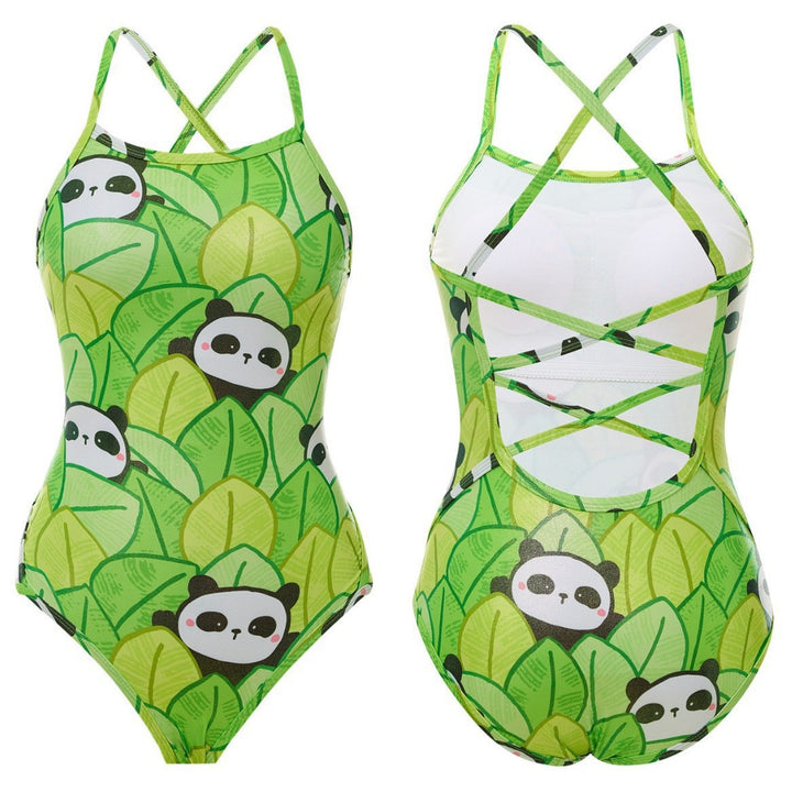 Dame Én-delt Badedragt med legesyg Panda-design Stilla