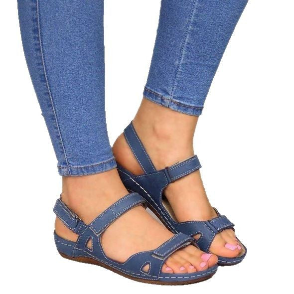 Dame komfortable sandaler med justerbart remdesign og ergonomisk fodseng Stilla