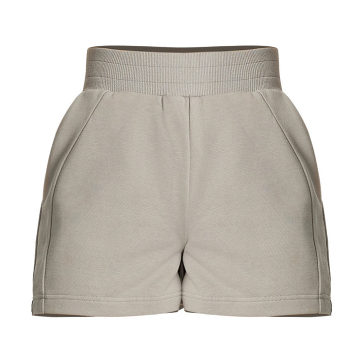 Dame behagelige sports-shorts med elastisk bund og sidelommer Stilla