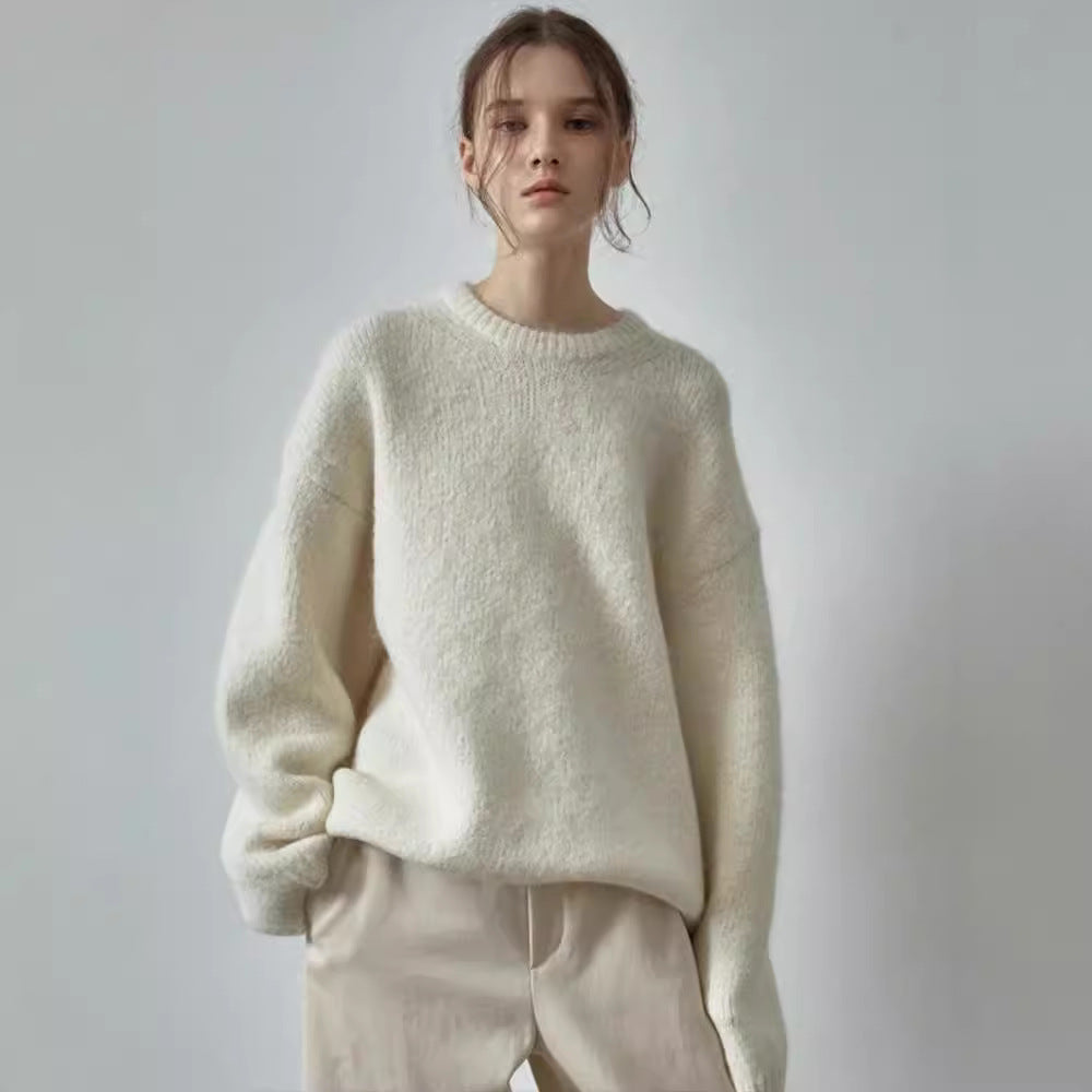 Kvinders hyggelige oversized sweater med blødt materiale