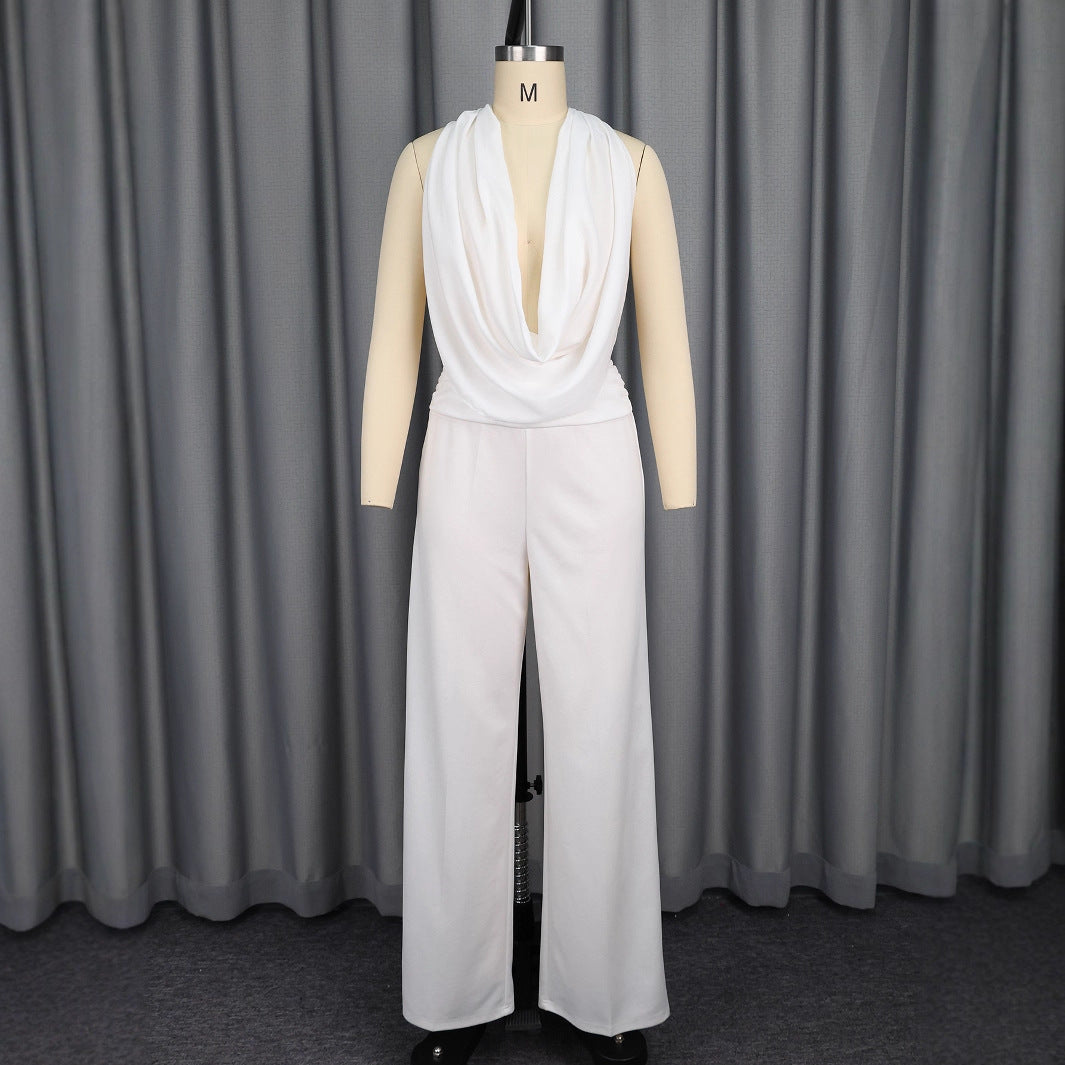 Damer Elegant og figursyet Jumpsuit Skovae