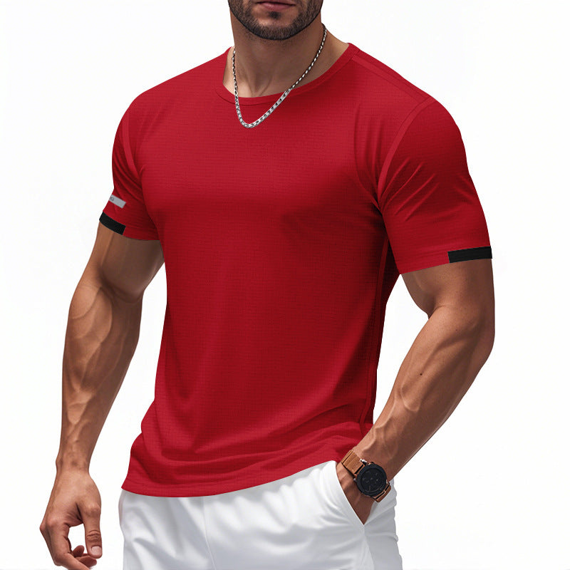 Herre åndbart sport T-shirt med reflekterende elementer Stilla