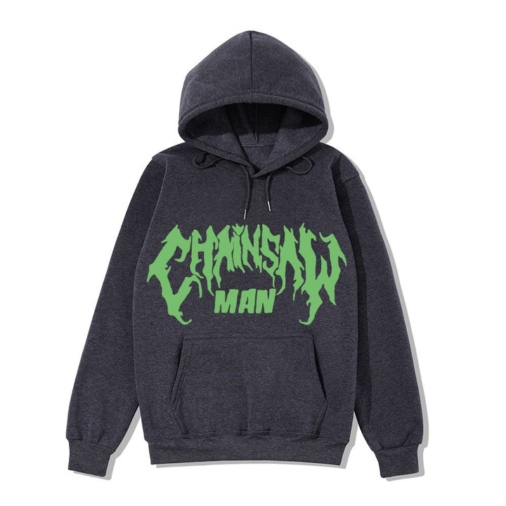 Herre hoodie med unik grafisk design Skovae