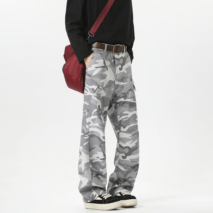 Dame Casual Løse Camo-Bukser Stilla