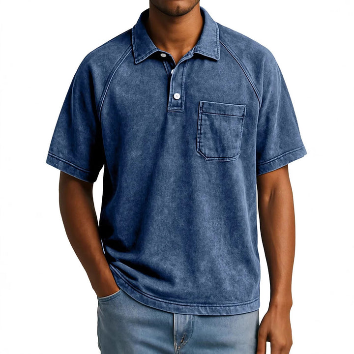 Herrer Fritid Vintage Polo Shirt Stilla