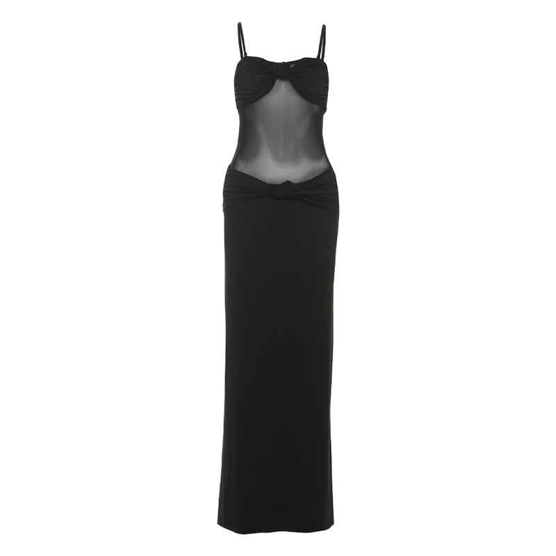 Damer Maxi Strandkjole med raffineret bustier-design og elastisk bånd Skovae