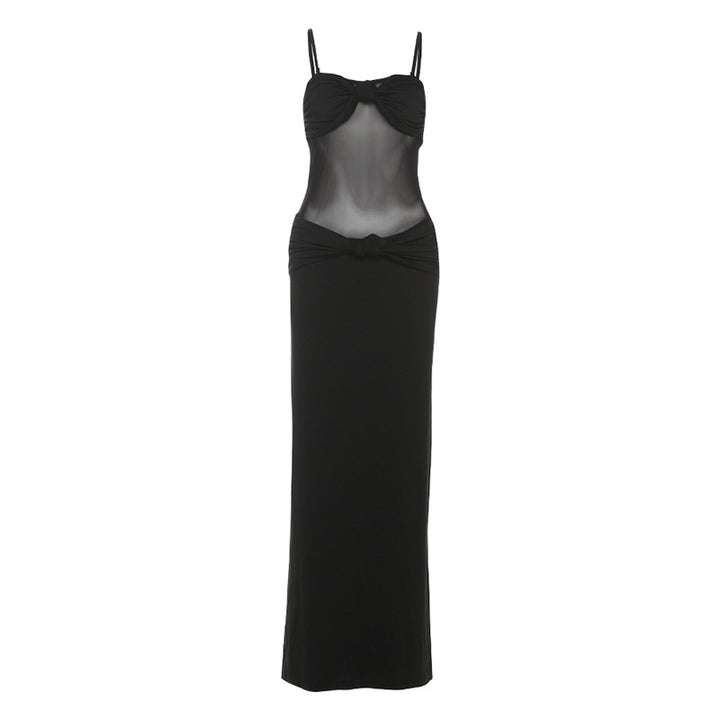 Damer Maxi Strandkjole med raffineret bustier-design og elastisk bånd Skovae