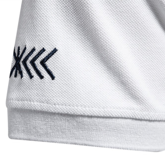 Herrer Poloshirt med raffineret strukturmønster og modisch krave Stilla