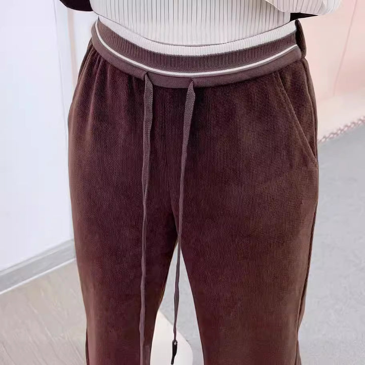 Dame Behagelige og stilfulde fritidsshorts med snor og sidelommer Stilla