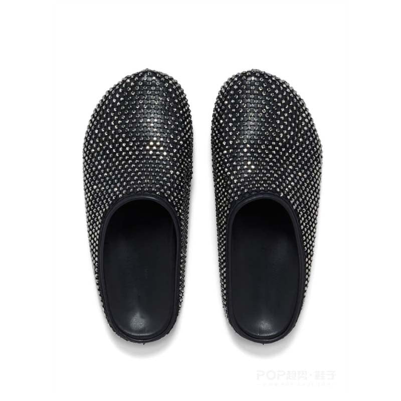 Femme med strass dekorerede slippers mules Stilla