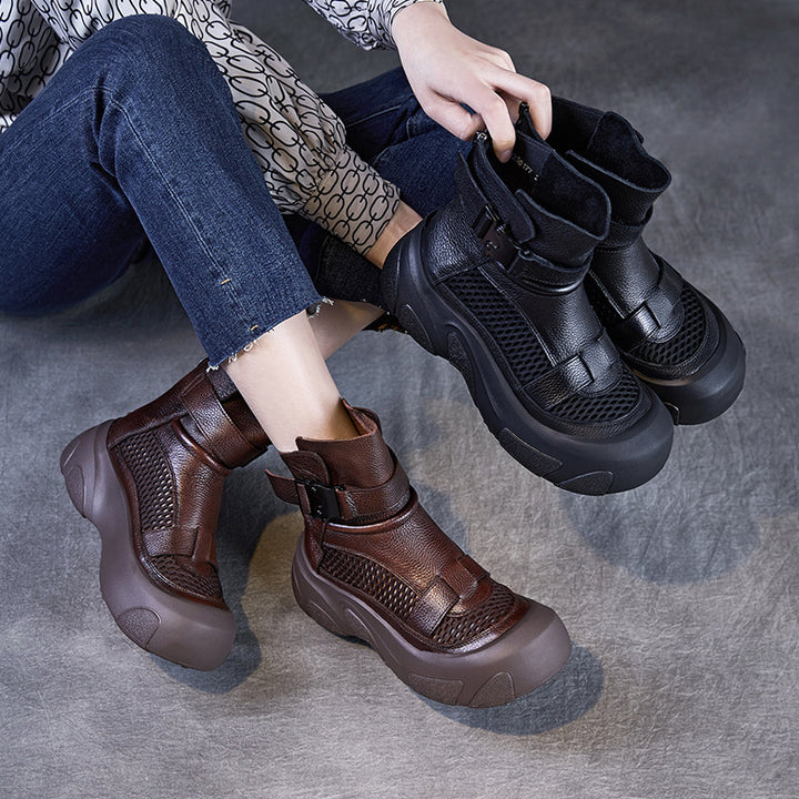 Herrer Åndbare Mesh Hightop Sneakers Stilla
